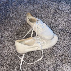 Women’s Vans White Slip on Sneakers